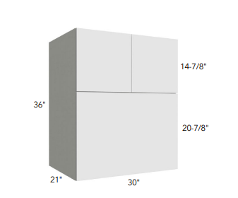 MICROWAVE WALL CABINET - Bianco Matte