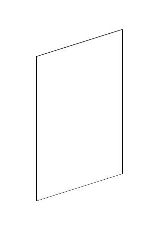 BASE END PANEL - Classic White
