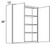 36" HIGH WALL CABINETS- DOUBLE DOOR Fabuwood Nexus Slate
