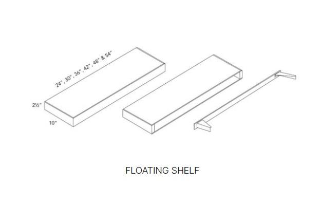 FLOATING SHELF - Discovery Frost