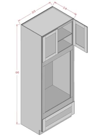 OVEN CABINETS - Pebble Gray